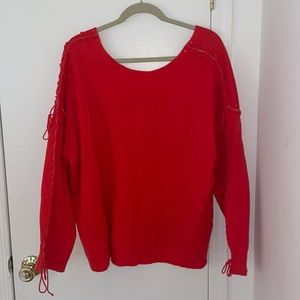 Rare Wildfox Exposed Stitching Sweater
